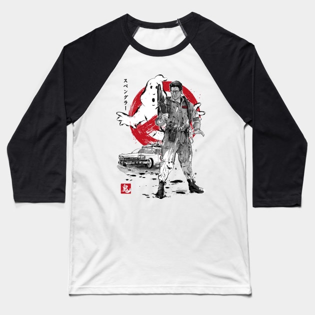 Egon sumi-e Baseball T-Shirt by DrMonekers